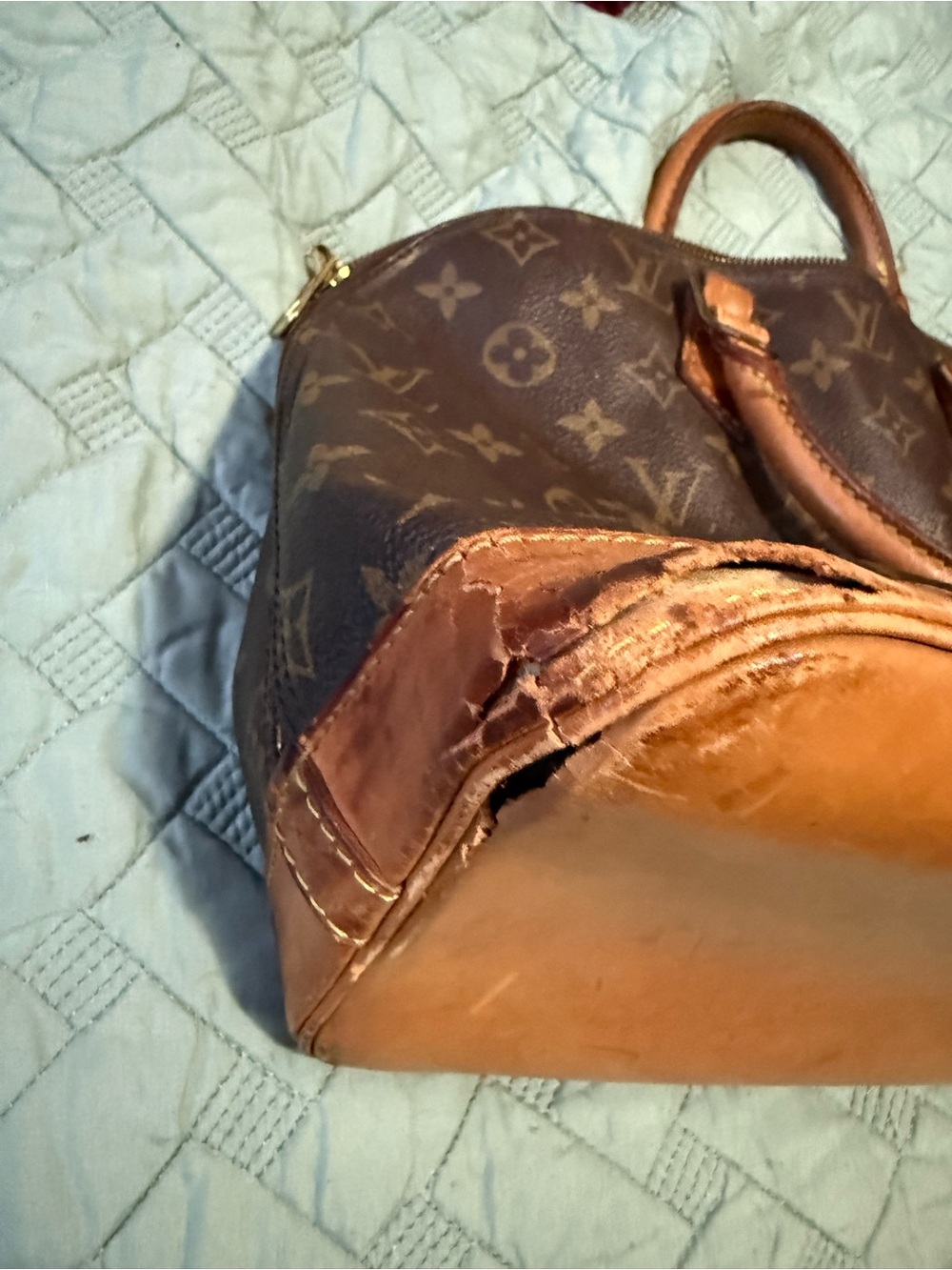 Louis Vuitton Monogram Canvas Handbag - Brown and Tan - Picture 2 of 9